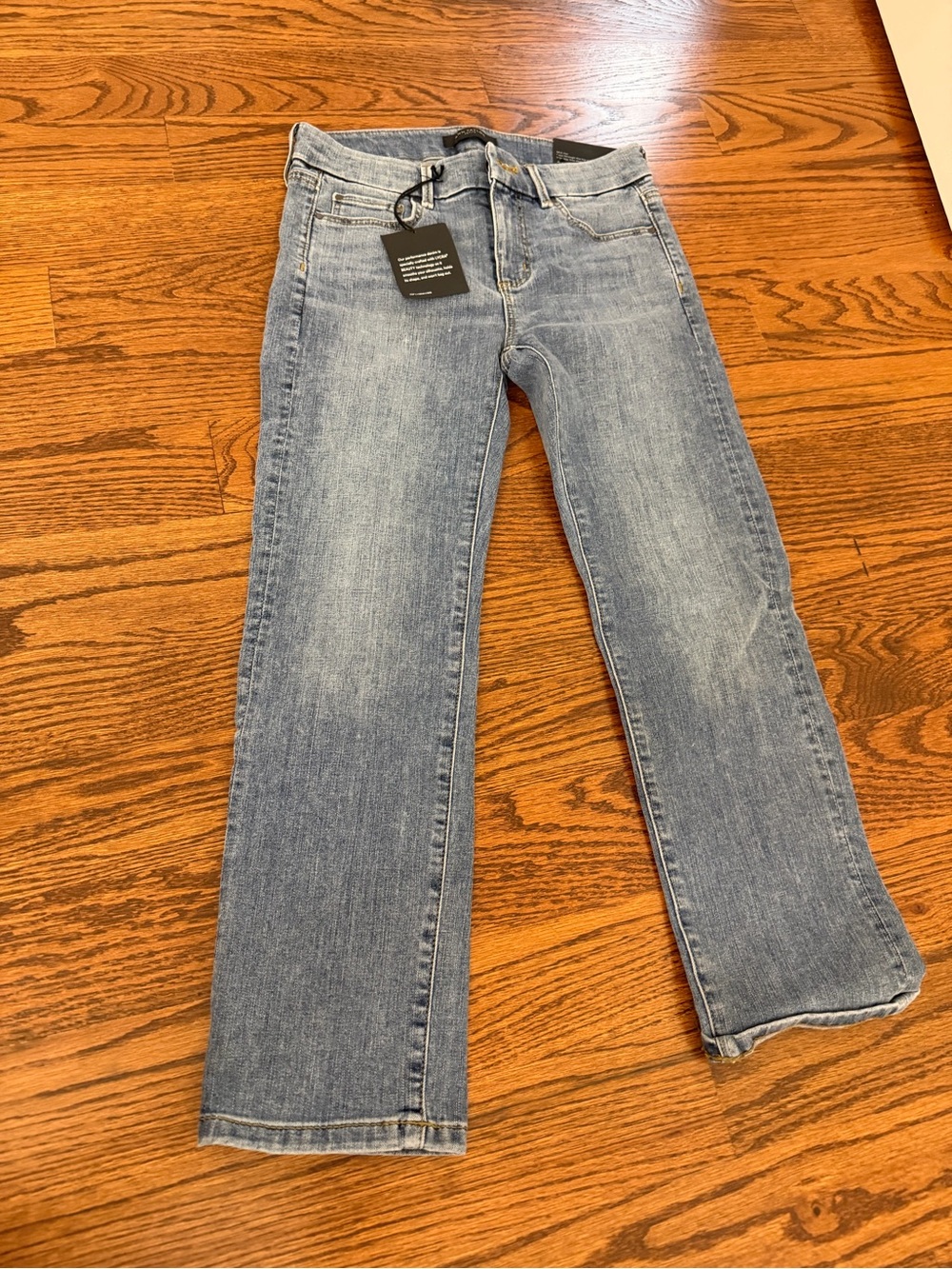 Ann Taylor Light Wash Straight Leg Jeans